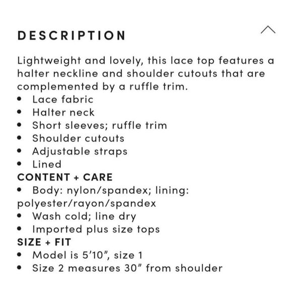 Torrid Pink Lace Halter Cold Shoulder Top Size 2X - Picture 10 of 10